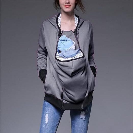 Manteau Maternité - NestHoodie™ - Gris - Kiabebe