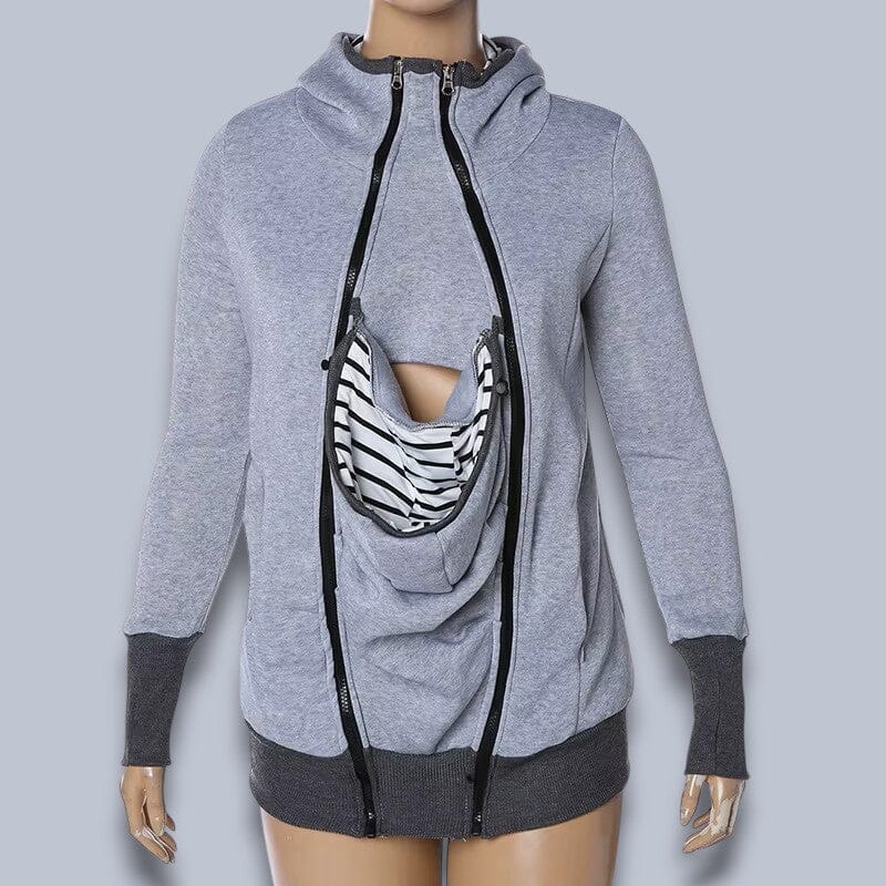 Manteau Maternité - NestHoodie™ - Gris - Kiabebe