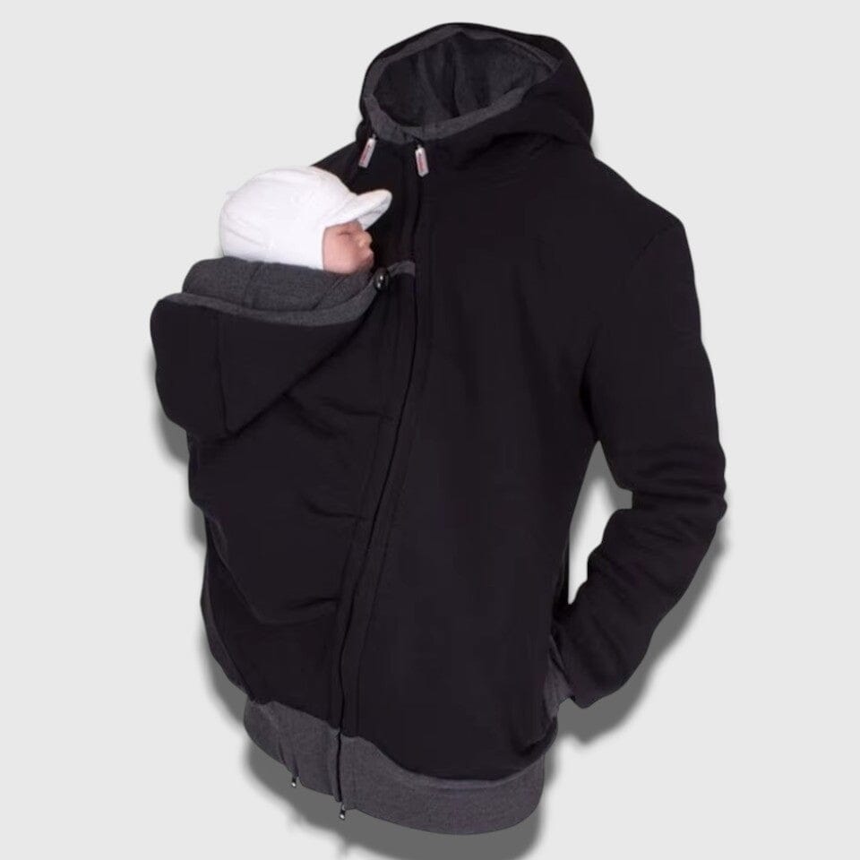 Manteau Maternité - NestHoodie™ - Noir - Kiabebe