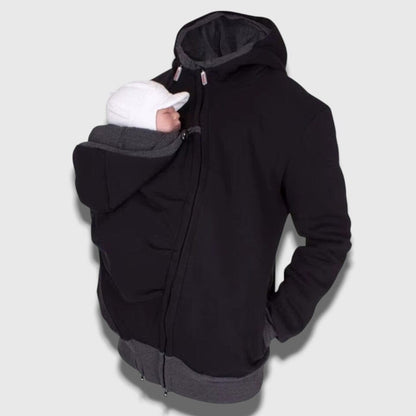 Manteau Maternité - NestHoodie™ - Noir - Kiabebe
