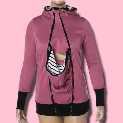 Manteau Maternité - NestHoodie™ - Rose - Kiabebe