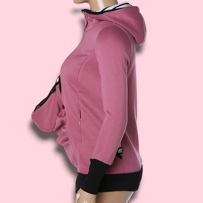 Manteau Maternité - NestHoodie™ - Rose - Kiabebe
