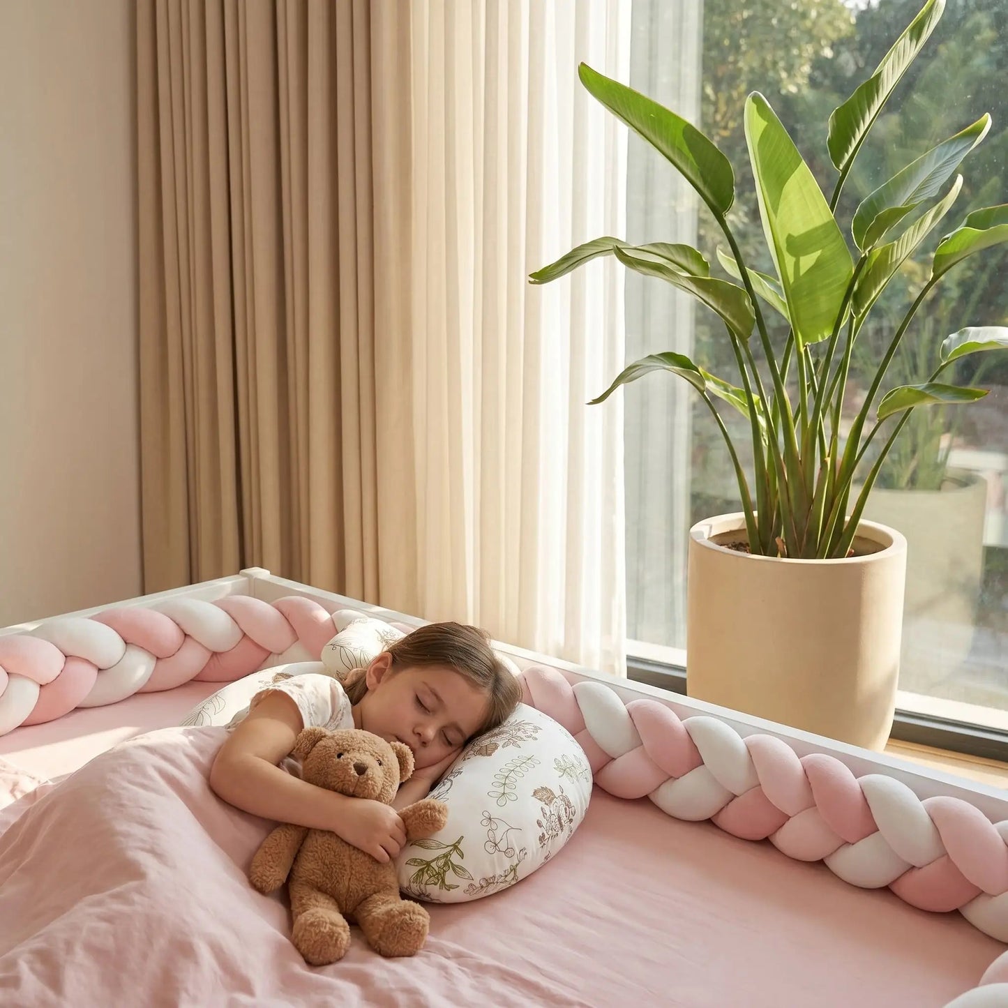 Nursing Pillow U - Shaped - Multifunctional with Removable, Machine Washable Cover - Waist & Neck Support for Breastfeeding - Kiabebe