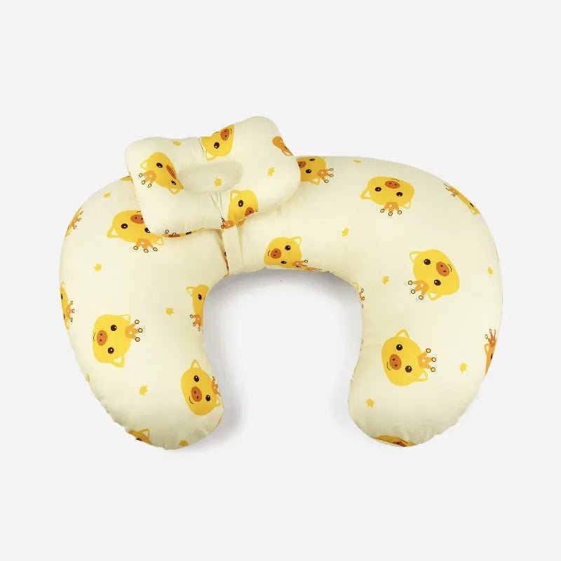 Nursing Pillow U - Shaped - Multifunctional with Removable, Machine Washable Cover - Waist & Neck Support for Breastfeeding - Kiabebe