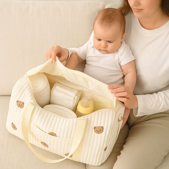 Sac à Langer Bébé Multifonctionnel | Matelassé & Élégant - Kiabebe - Kiabebe