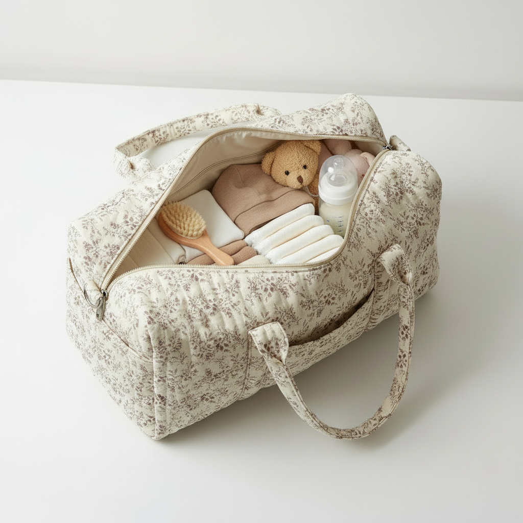 Sac à langer avec accessoires bébé 