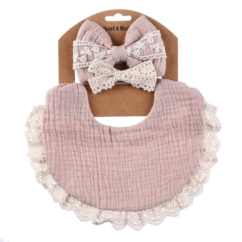 Set de 3 Bavoirs Bébé | Mousseline Coton Bambou | Kiabebe - Kiabebe