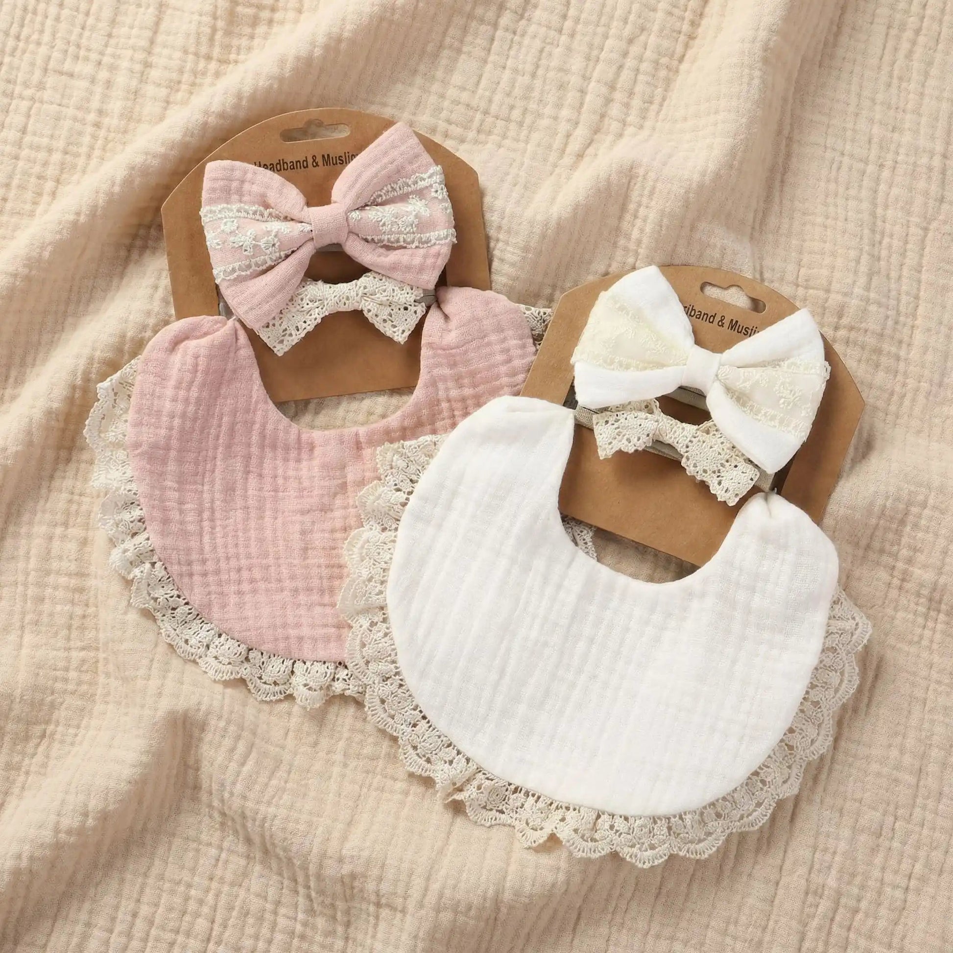 Set de 3 Bavoirs Bébé | Mousseline Coton Bambou | Kiabebe - Kiabebe
