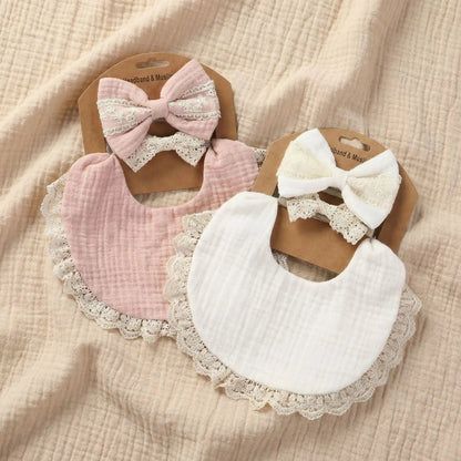 Set de 3 Bavoirs Bébé | Mousseline Coton Bambou | Kiabebe - Kiabebe