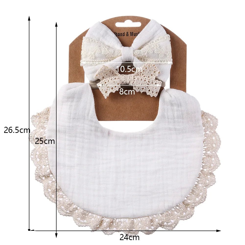 Set de 3 Bavoirs Bébé | Mousseline Coton Bambou | Kiabebe - Kiabebe