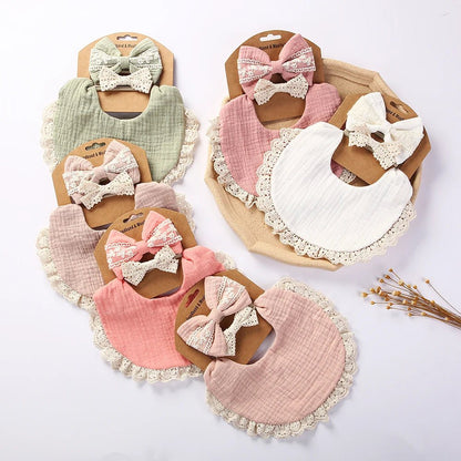 Set de 3 Bavoirs Bébé | Mousseline Coton Bambou | Kiabebe - Kiabebe