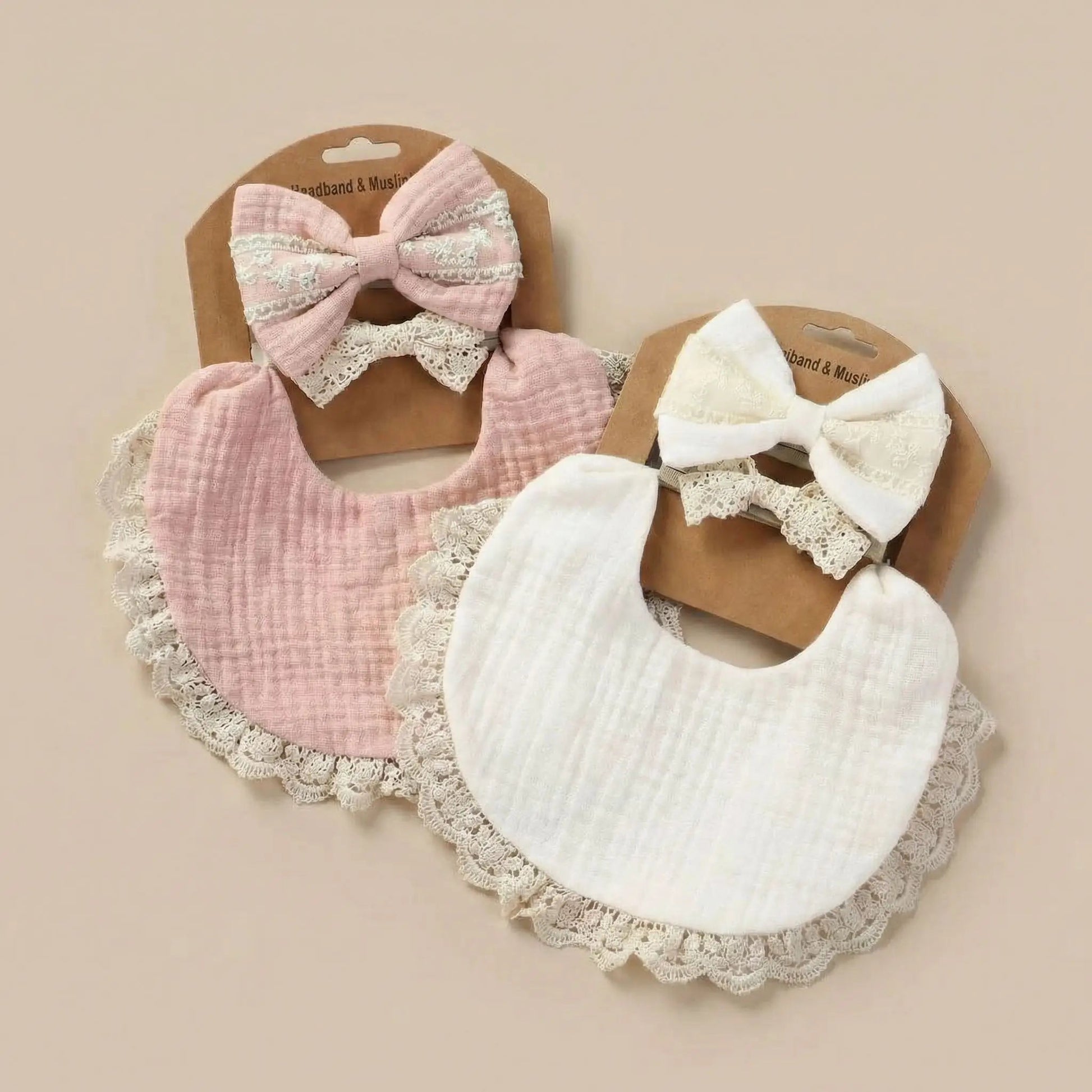 Set de 3 Bavoirs Bébé | Mousseline Coton Bambou | Kiabebe - Kiabebe