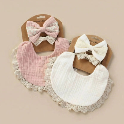 Set de 3 Bavoirs Bébé | Mousseline Coton Bambou | Kiabebe - Kiabebe
