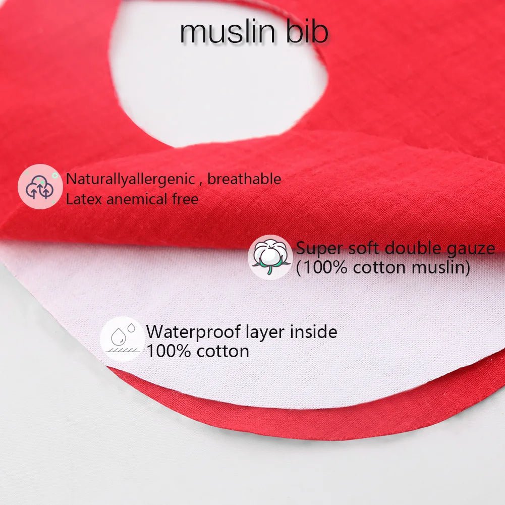 Set de 3 Bavoirs Bébé | Mousseline Coton Bambou | Kiabebe - Kiabebe