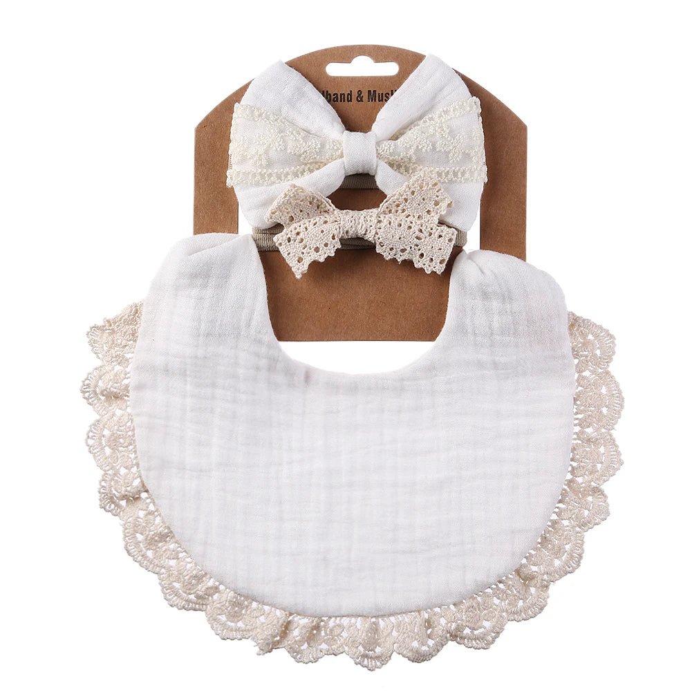 Set de 3 Bavoirs Bébé | Mousseline Coton Bambou | Kiabebe - Kiabebe
