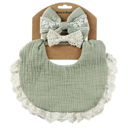 Set de 3 Bavoirs Bébé | Mousseline Coton Bambou | Kiabebe - Kiabebe